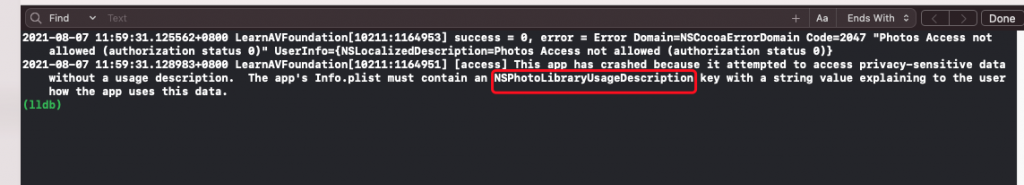 图片[3]-Xcode – This app has attempted to access privacy-sensitive data without a usage description.-猿说编程