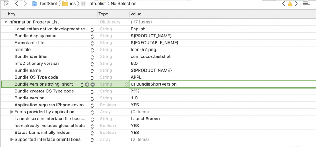 图片[2]-Xcode – The application’s Info.plist does not contain CFBundleShortVersionString-猿说编程